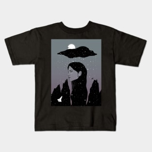 If My Dark Cloud Were Full of Stars Kids T-Shirt